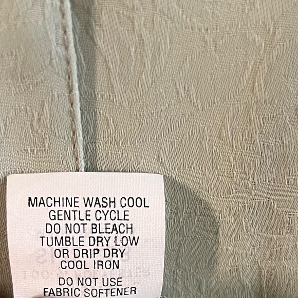 Vintage Philippe Marques Blouse DEADSTOCK Green Button Up Long Sleeves Sz 18 NWT - Picture 9 of 10